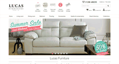 Desktop Screenshot of lucas-furniture.co.uk